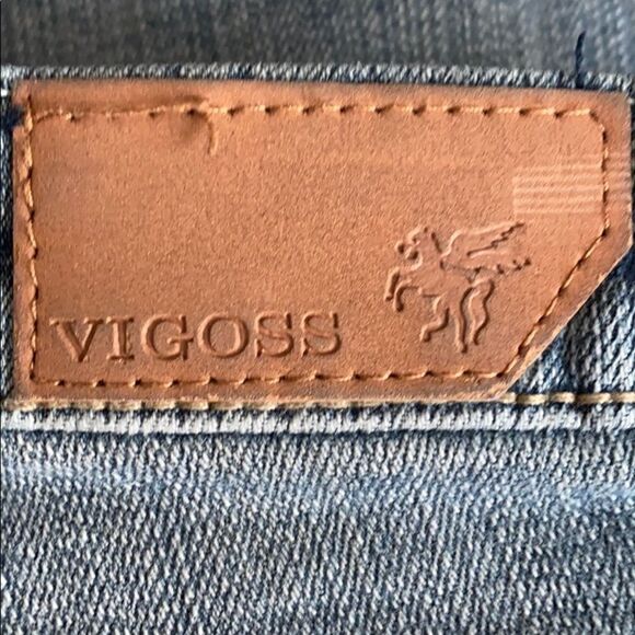 Vigoss Women’s Distressed Flare Jeans - Picture 4 of 8